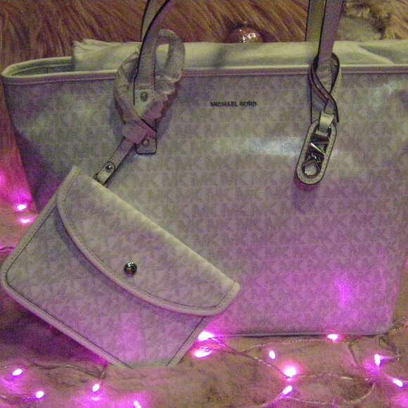 Michael Kors | Bags | Michael Kors Carter Large Tote Bag Optic White ...